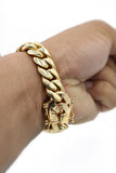 14k Cuban Bracelet Solid Gold Boss Status