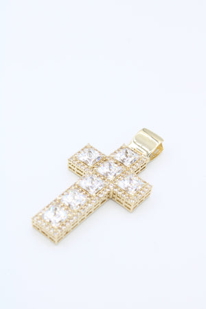 14K Yellow Gold cross pendant