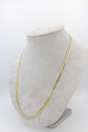 14k Solid Yellow Gold Cuban Links Chain