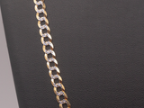 14K two tone Cuban Chain